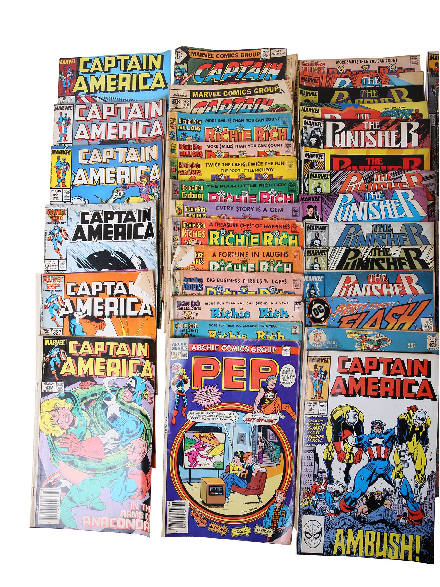 COLLECTIBLE DC COMICS AND MARVEL MAGAZINE ISSUES PIC-1